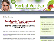 Tablet Screenshot of herbalvertigo.com